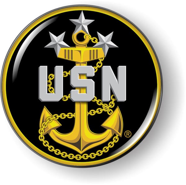 U.S. Navy Fouled Anchor - Master Chief Petty Officer of the Navy Emblem